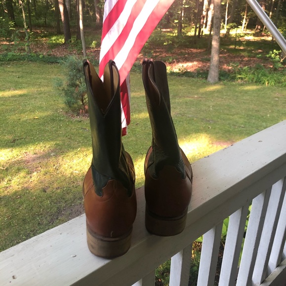 Pard The Advantage Collection Boots Blue Tan - Picture 2 of 8